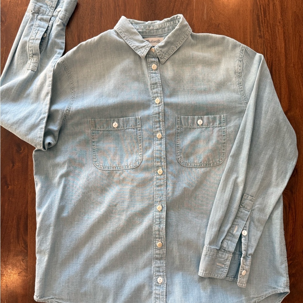 Madewell Classic Light Blue Denim Shirt